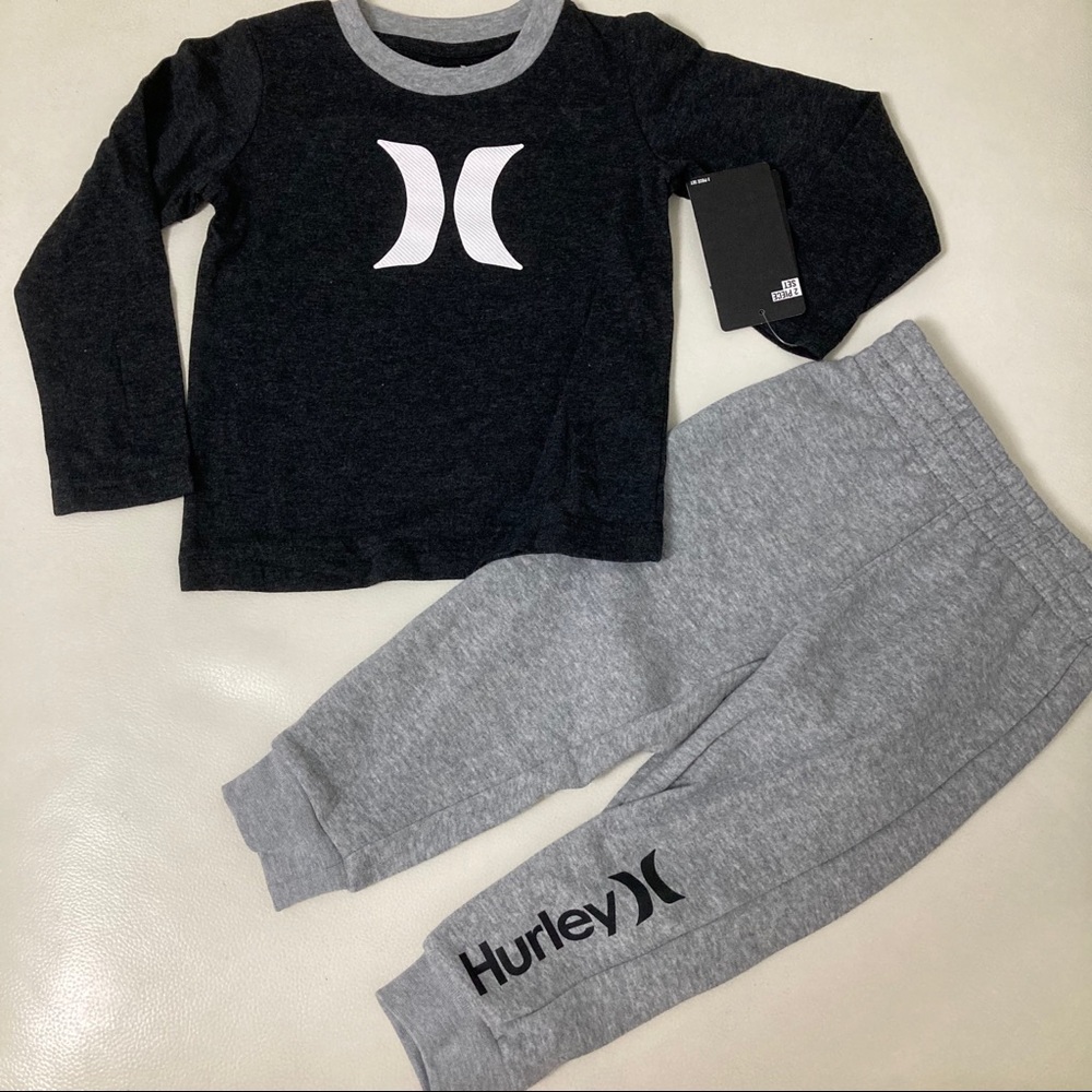 Hurley long sleeve top pants active outfit 4021